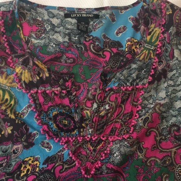 ~ 3 for $20~ Lucky Brand tunic - Picture 2 of 7
